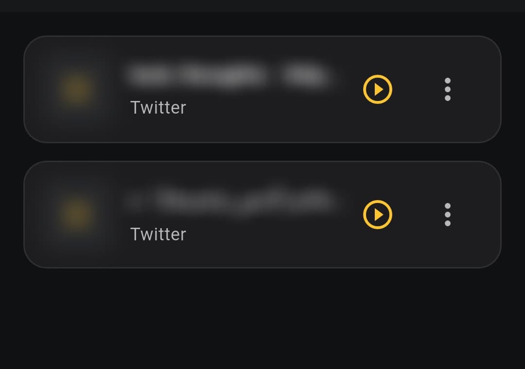 Vault files with their names and thumbnails blurred